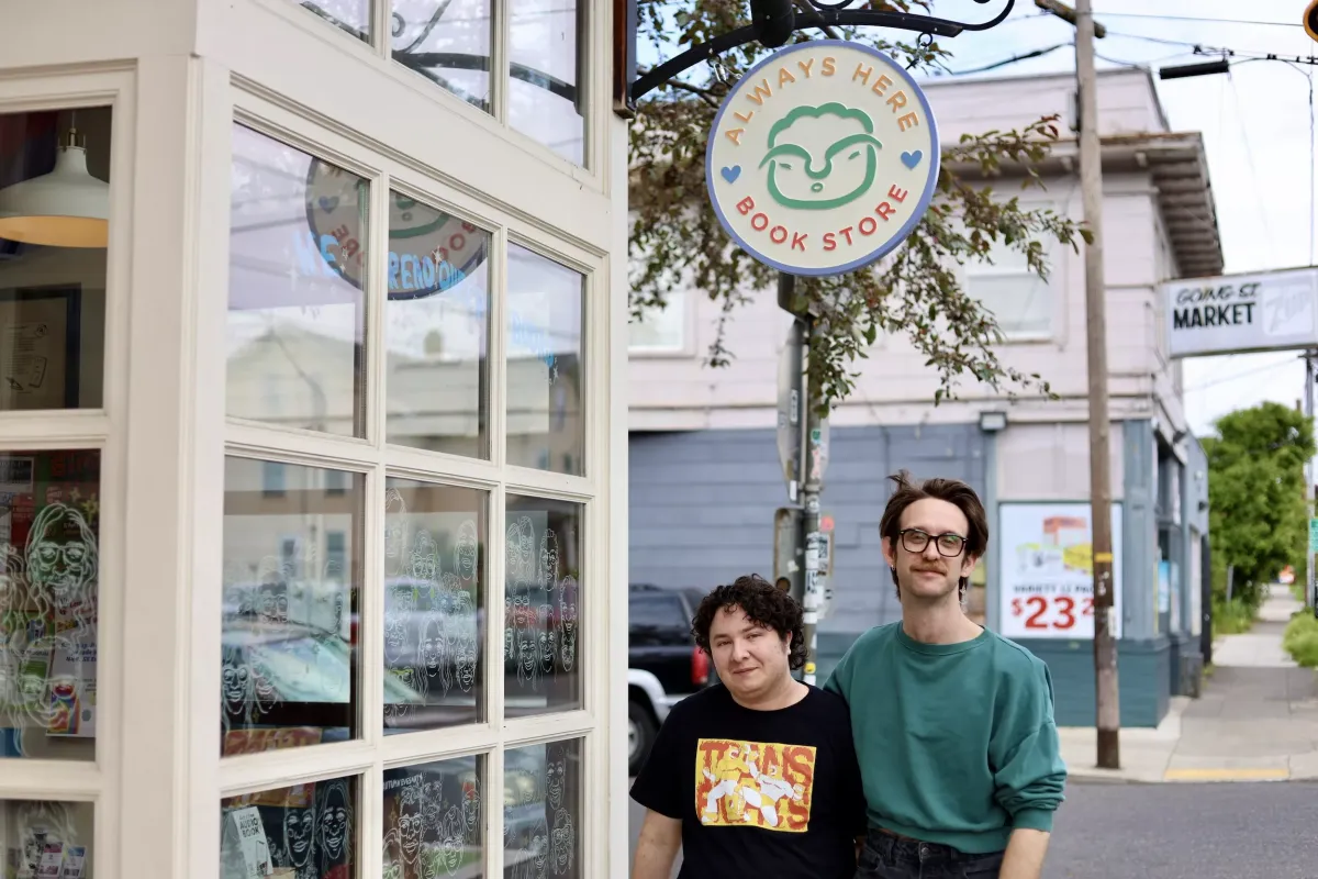 Rafael Hart and John Hart, Always Here Bookstore