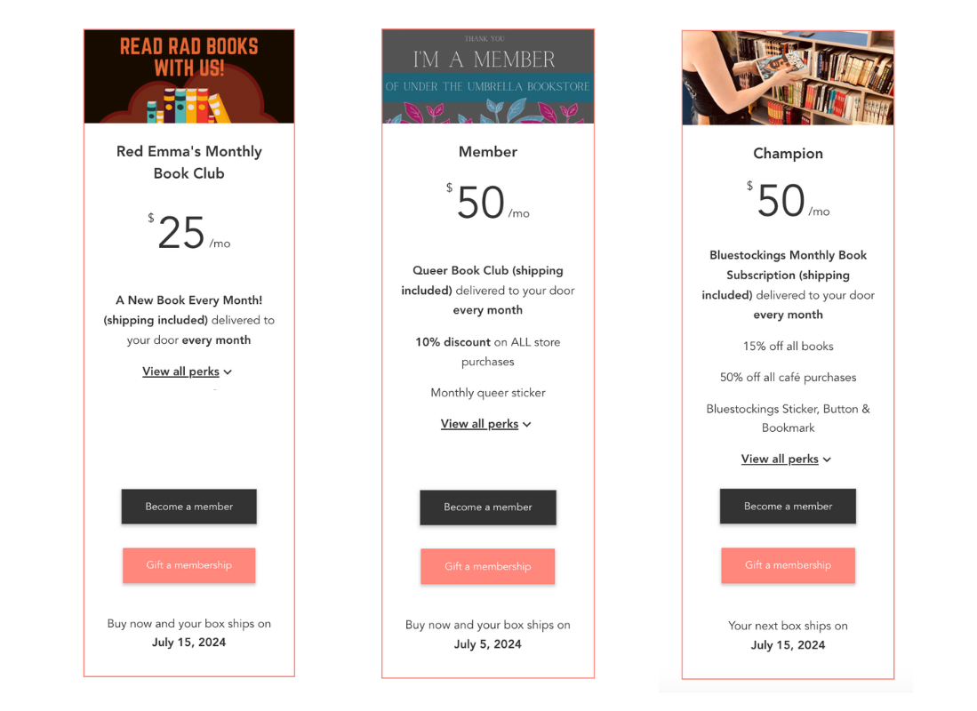 Subscription Boxes
